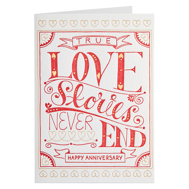 NIQUEA.D "True Love Stories" Anniversary Card 5x8"