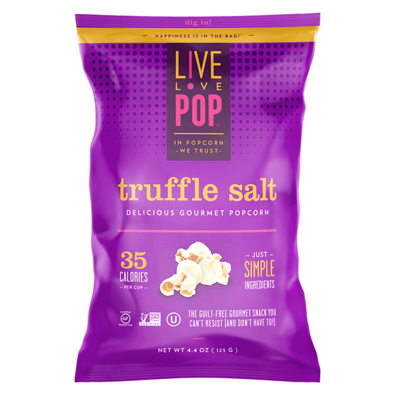 Live Love Pop Truffle Salt Popcorn 4.4.oz bag