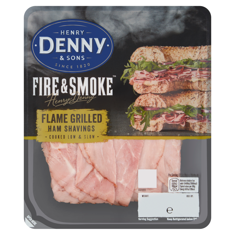 Henry Denny & Sons Fire Grilled Ham Shavings, 90g