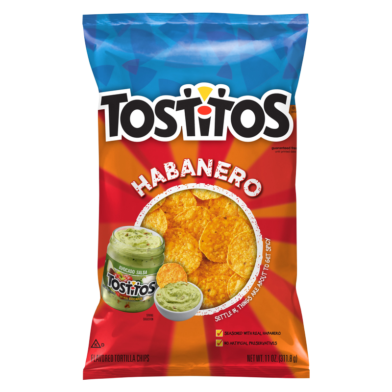 Tostitos Habanero Bite-Size Rounds Tortilla Chips 11oz