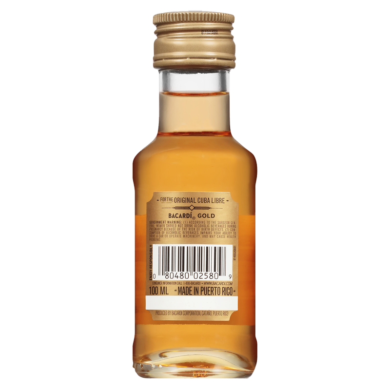 Bacardi Gold Rum 100 ml