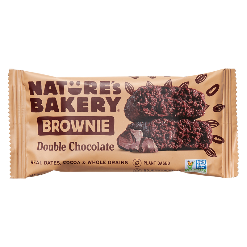 Nature's Bakery Double Chocolate Brownies 12oz