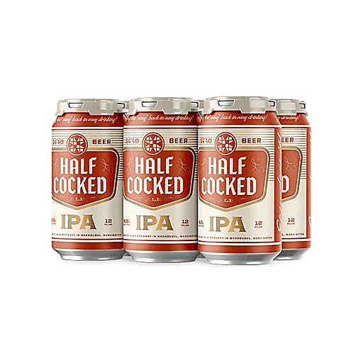 54 40 Brewing Half Cocked IPA 6pk 12oz Can