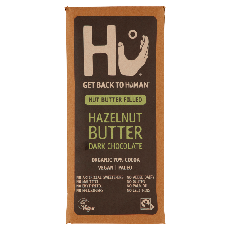 Hu Hazelnut Butter Dark Chocolate Bar, 60g