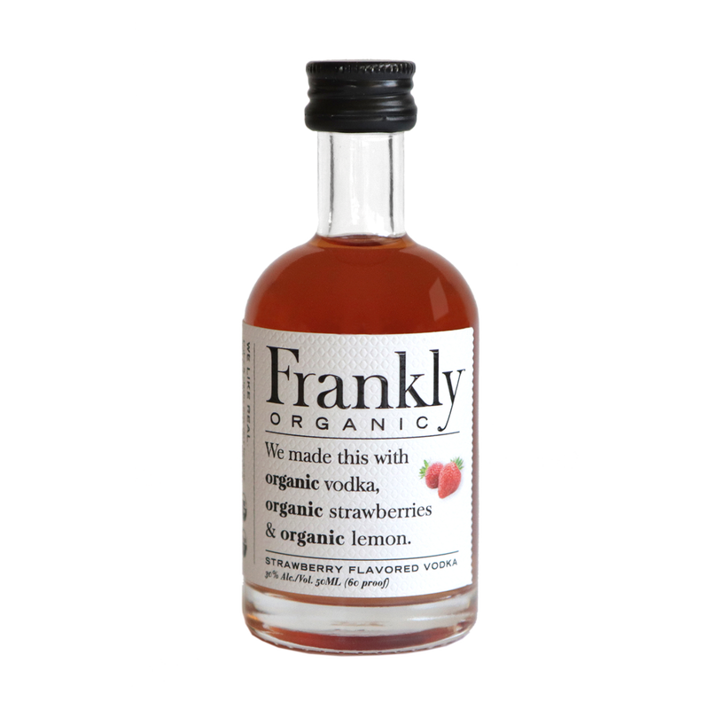 Frankly Organic Strawberry Vodka 50ml (60 Proof)