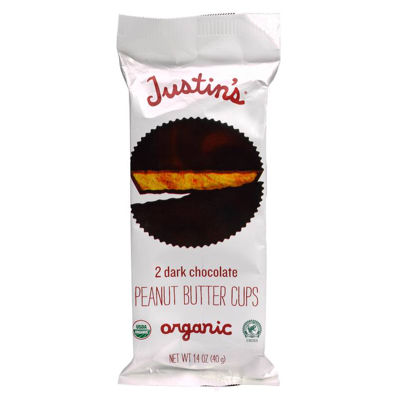 Justin's Organic Dark Chocolate Peanut Butter Cups 2ct