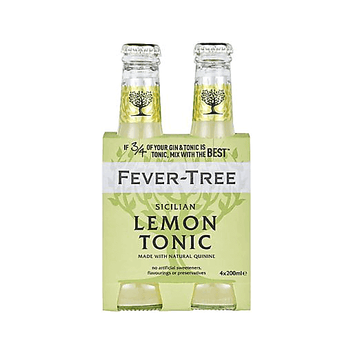 Fever-Tree Lemon Tonic Water 4pk 6.8oz Btl