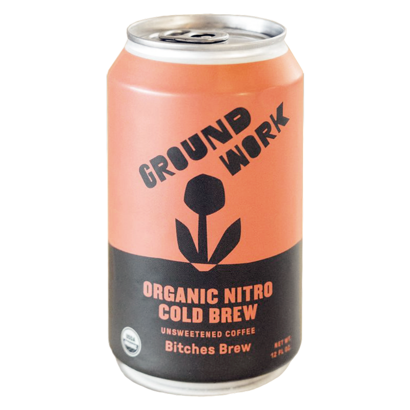 Ground Work Angel City Organi Nitro Cold Brew Unsweetened Coffee 12oz  Can, Los Angeles, CA - The Wine Country