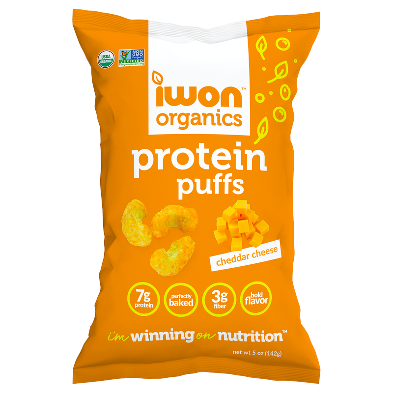 IWON Organics Cheddar Cheese Puffs 5oz