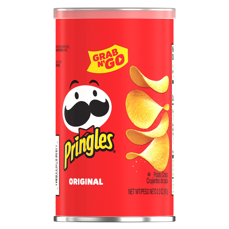 Pringles Potato Crisps Chips Original 2.3oz Grab N' Go