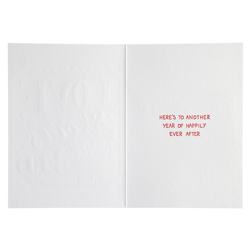 NIQUEA.D "True Love Stories" Anniversary Card 5x8"