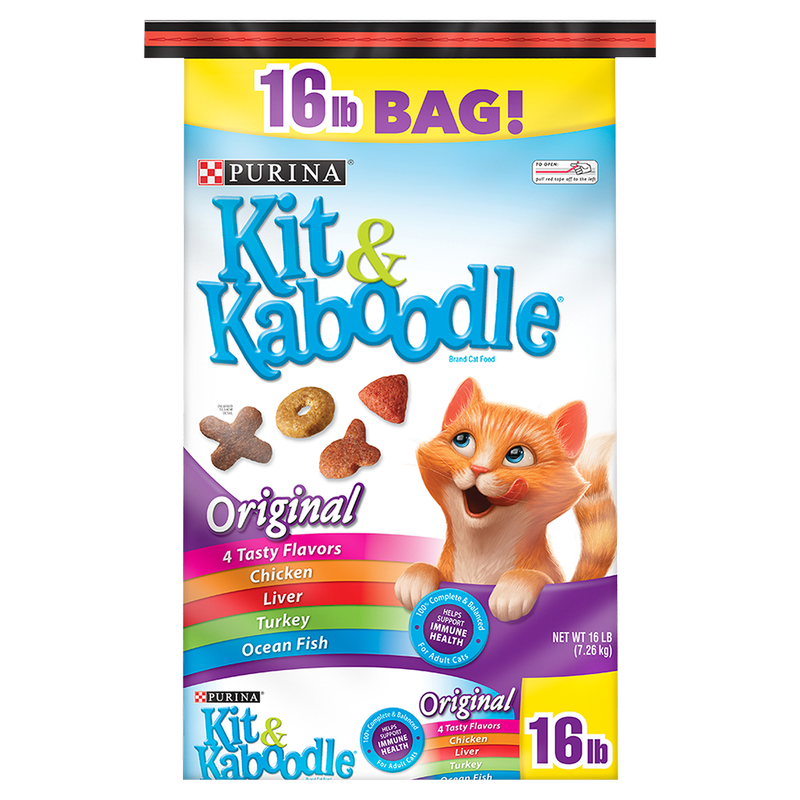 Kit & Kaboodle Original Dry Cat Food 16lb