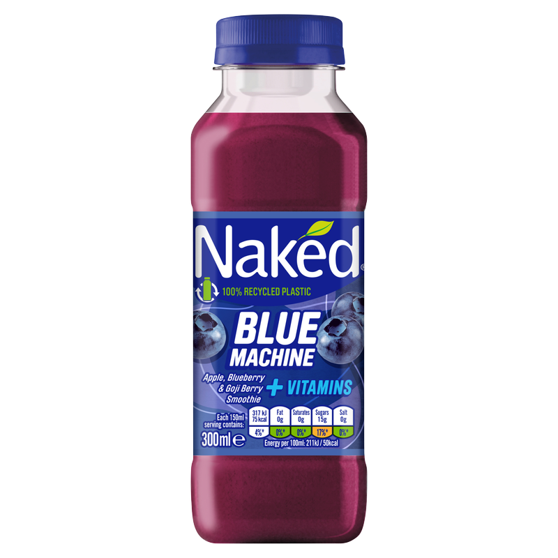 Naked Blue Machine Smoothie, 300ml