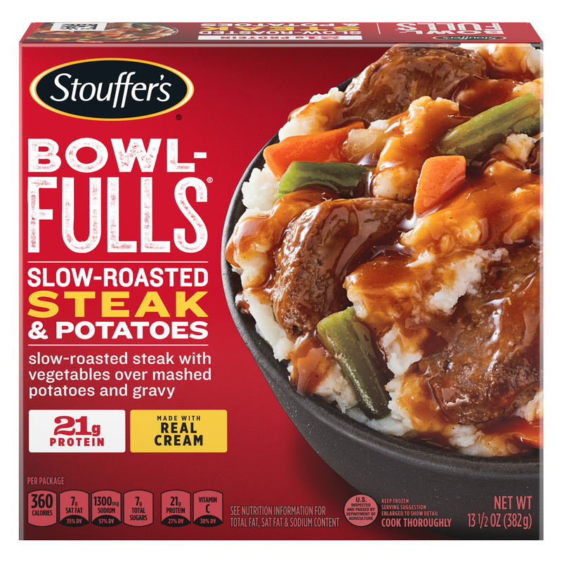 Stouffer's Bowl-Fulls Slow-Roasted Steak & Potatoes 13.5oz