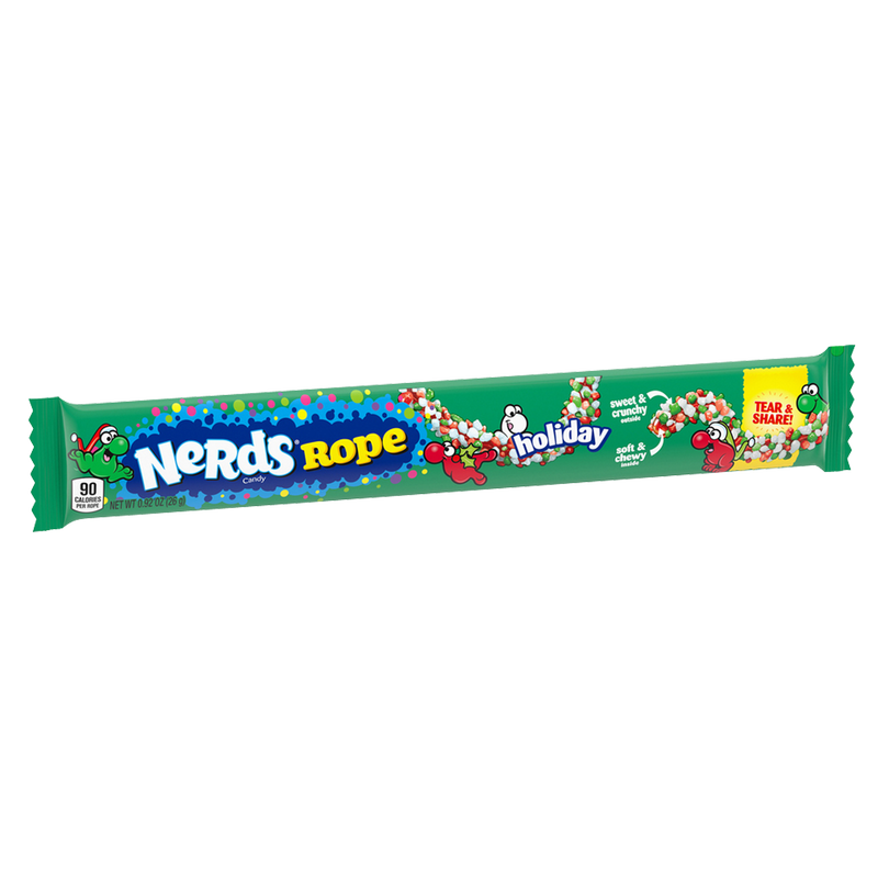 Wonka Nerds Rope Holiday .92oz Snacks fast delivery by App or Online