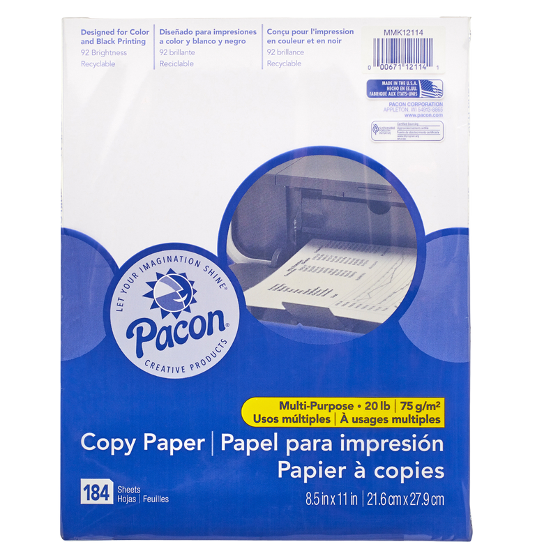 Copy Printer Paper 184 Sheets