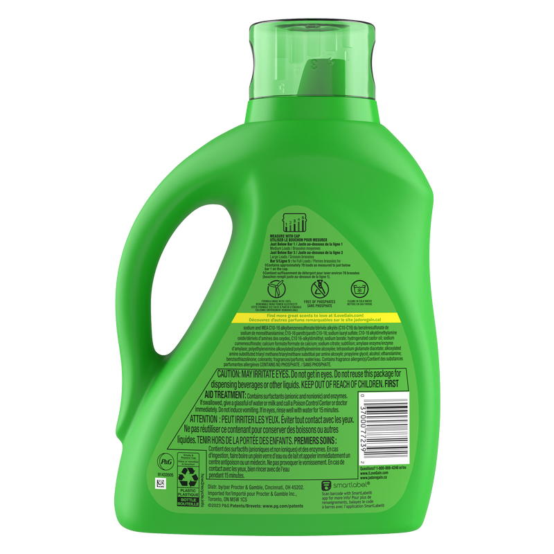 Gain Liquid Laundry Detergent Original Scent 2ct 113oz Cleaning fast