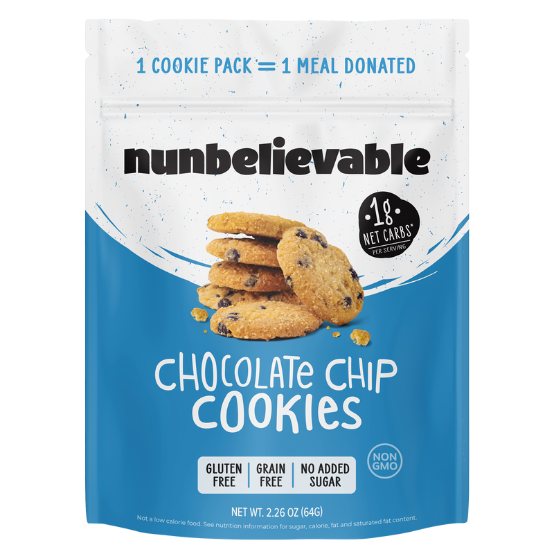 Nunbelievable Keto Chocolate Chip Cookies 2.26oz