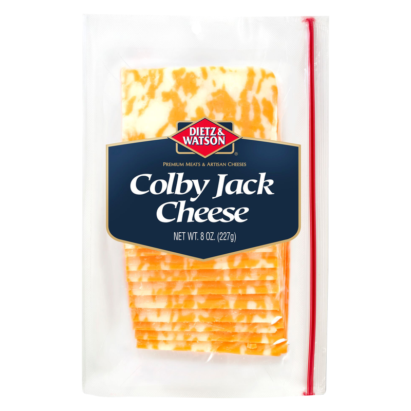 Dietz & Watson Sliced Colby Jack Cheese 8oz