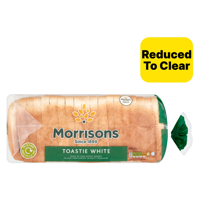 Reduced - Morrisons White Toastie, 800g