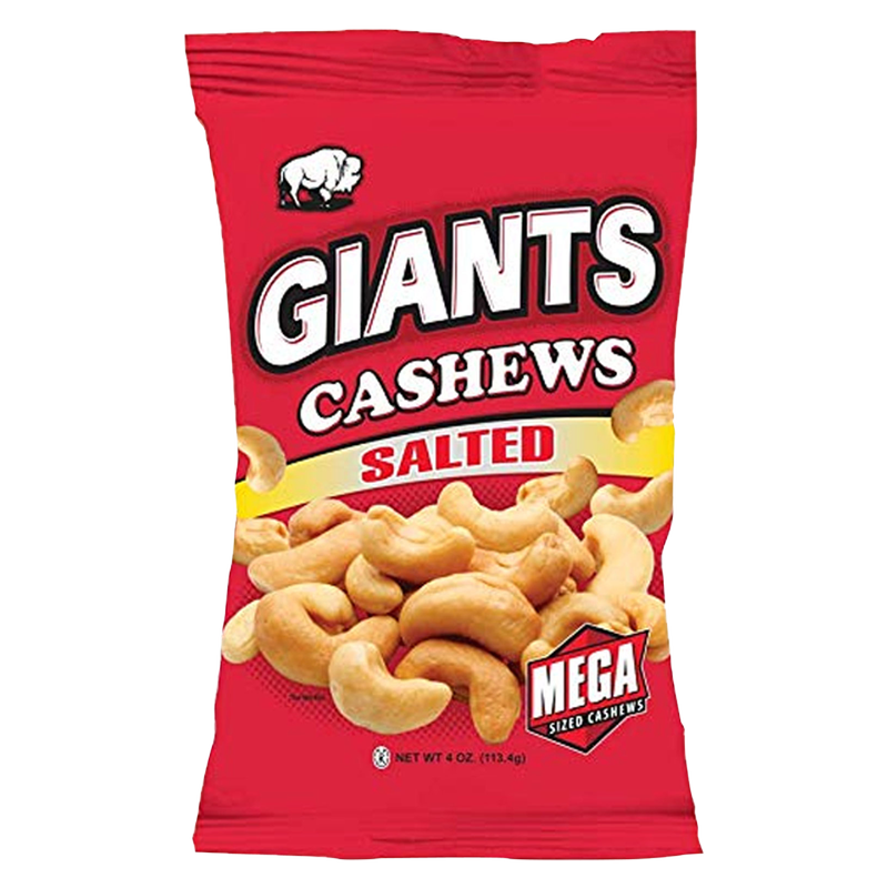 Giants Salted Cashews 4oz