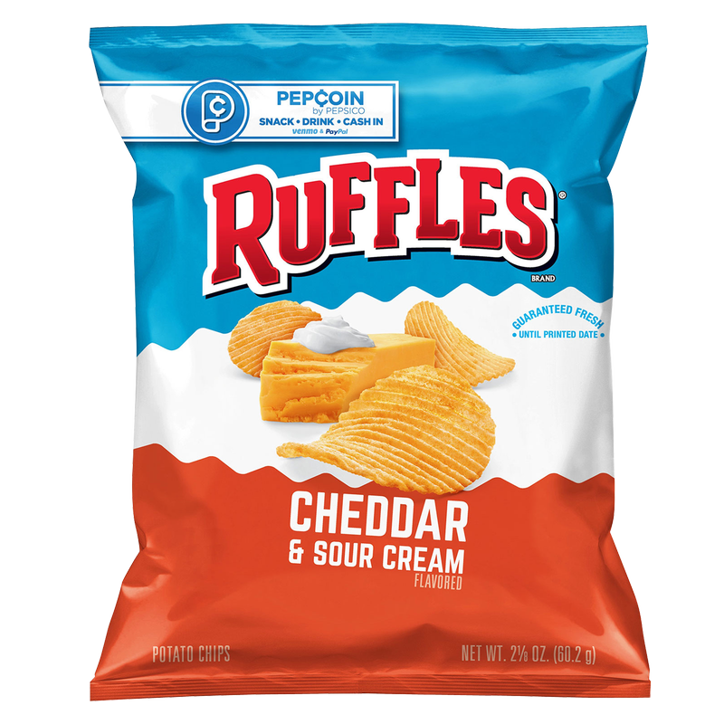 Ruffles Cheddar & Sour Cream Chips 2.125oz