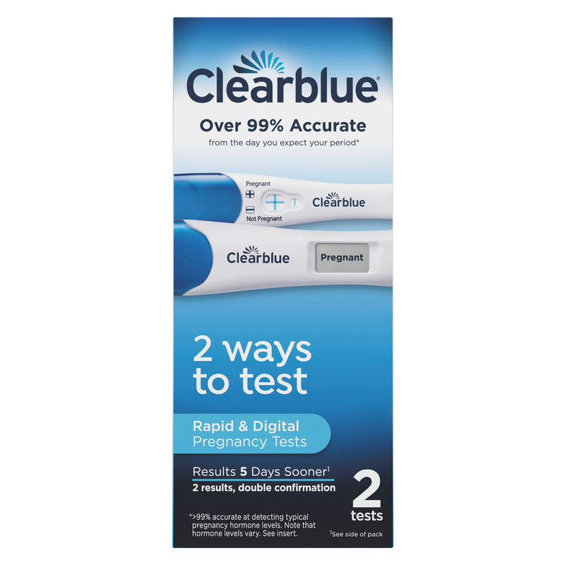 Clearblue Pregnancy Test Combo Pack 2ct 