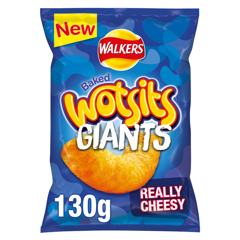 Walkers Wotsits Giants Really Cheesy, 130g