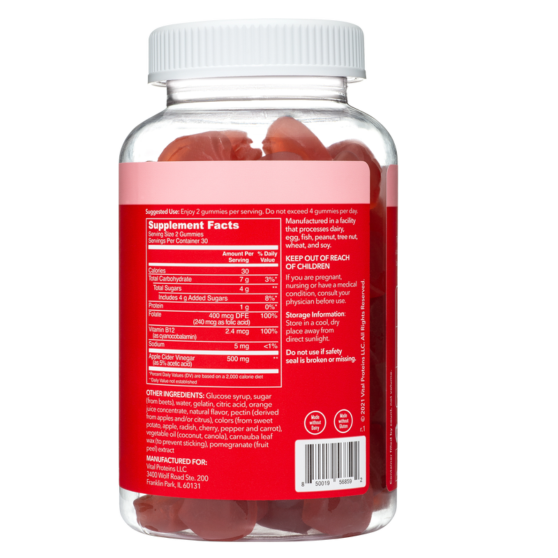 Vital Proteins Apple Cider Vinegar Gummies 60ct
