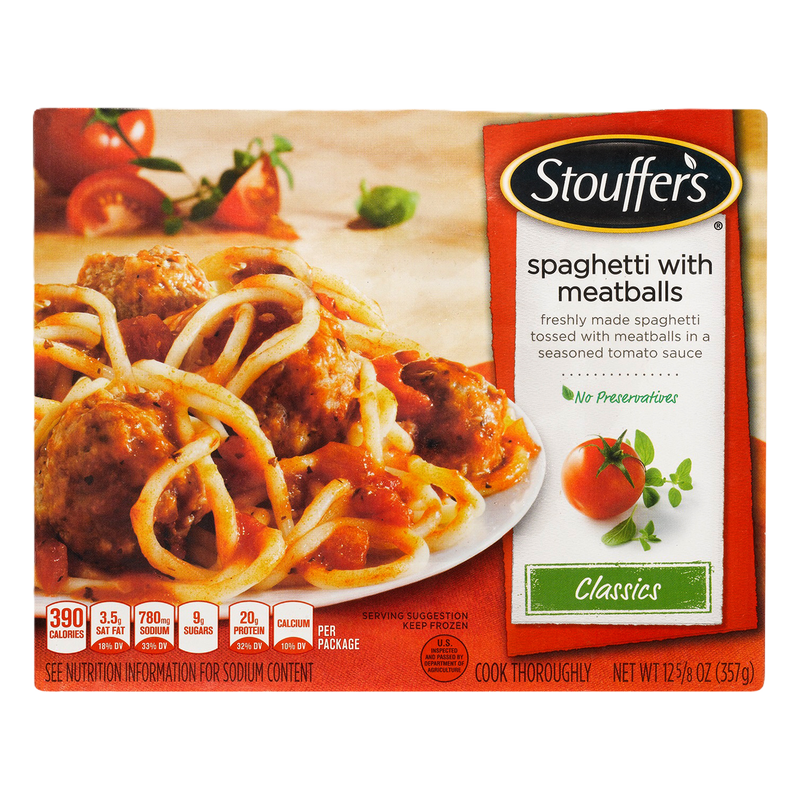 Stouffers Spaghetti with Meatballs