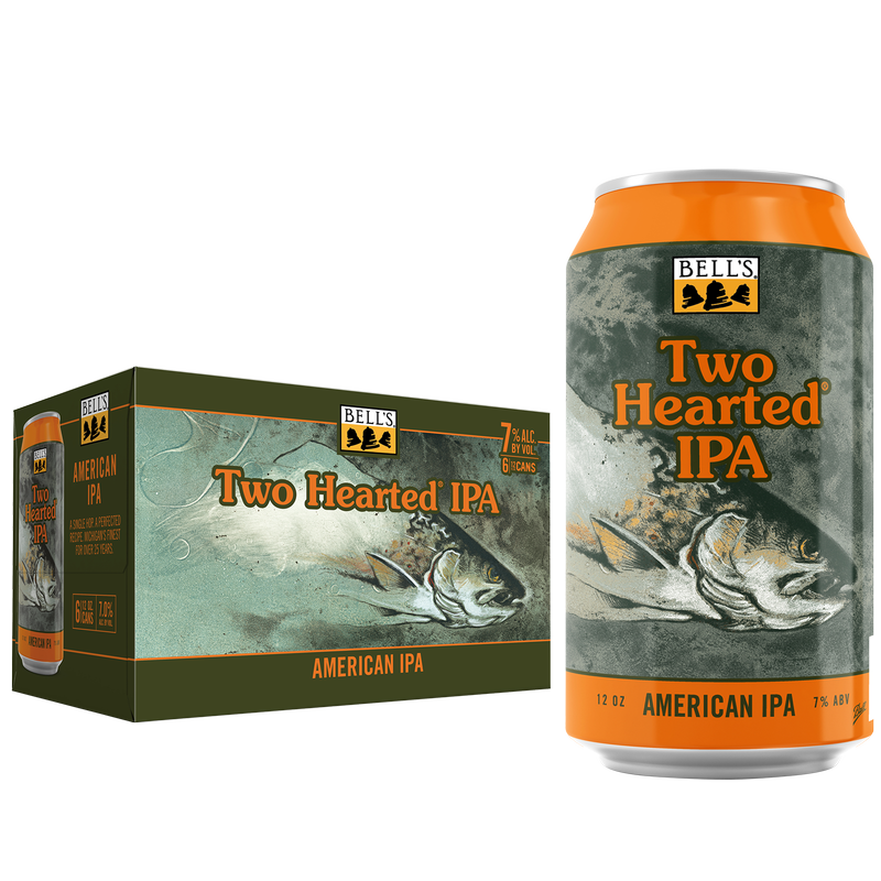 Bell's Two Hearted Ale American IPA 6pk 12oz Can 7% ABV