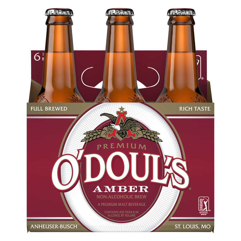 O'Douls Amber NonAlcoholic 6pk 12oz Btl Alcohol fast delivery by App or Online