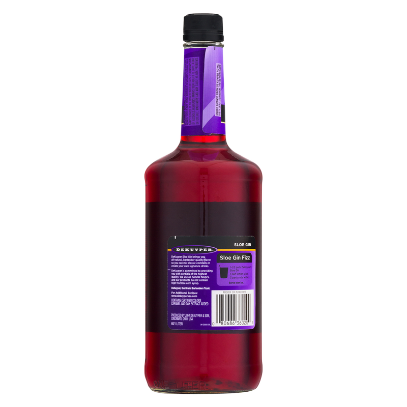 DeKuyper Sloe Gin 1L Alcohol fast delivery by App or Online