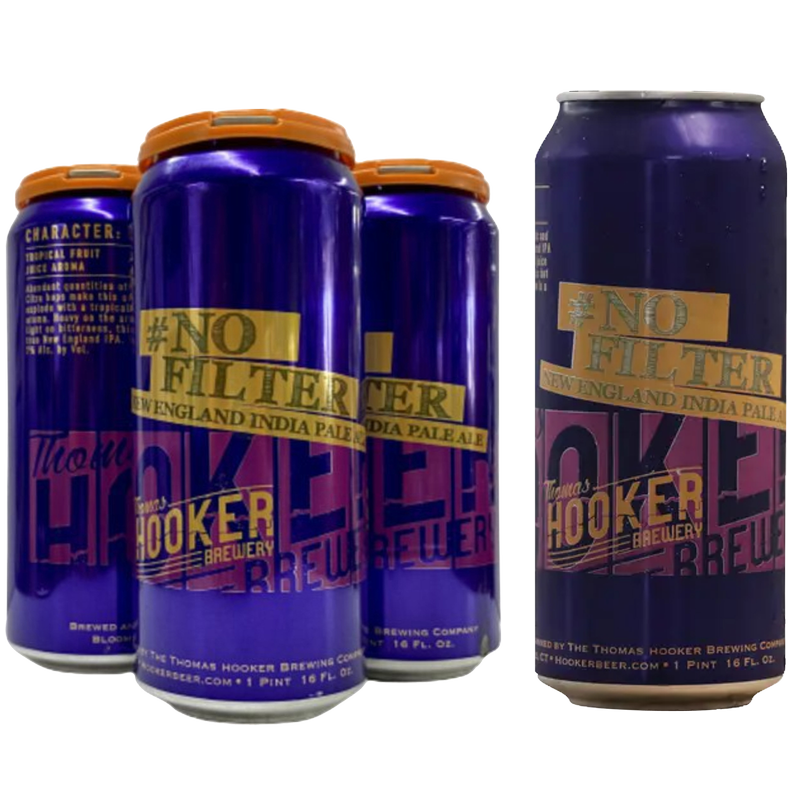 Thomas Hooker No Filter 4pk 16oz Can 7.0% ABV