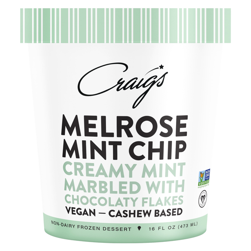 Craigs Vegan Dairy Free Frozen Dessert Melrose Mint Pint