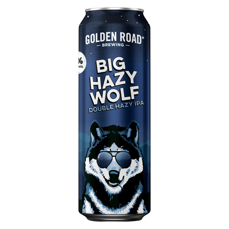 Golden Road Brewing Big Hazy Wolf Double IPA (19.2 OZ CAN)
