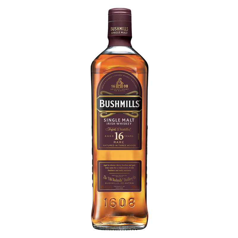 Bushmills 16 Year Old Irish Whiskey 750ml