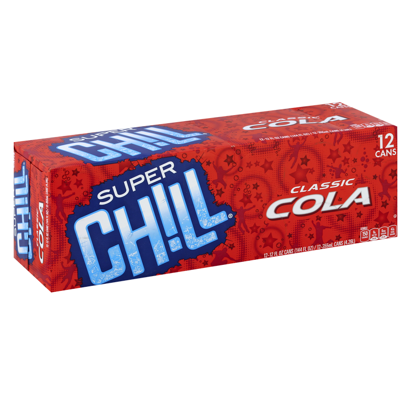 Super Chill Cola 12pk 12oz Can