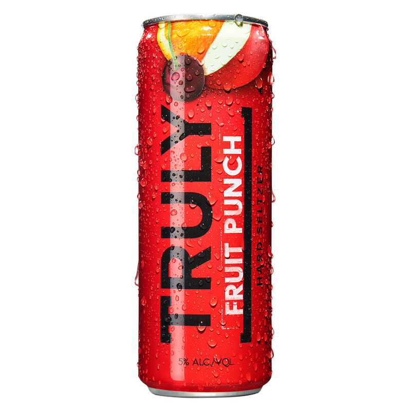 TRULY Fruit Punch Hard Seltzer Single 12oz Can 5.0% ABV