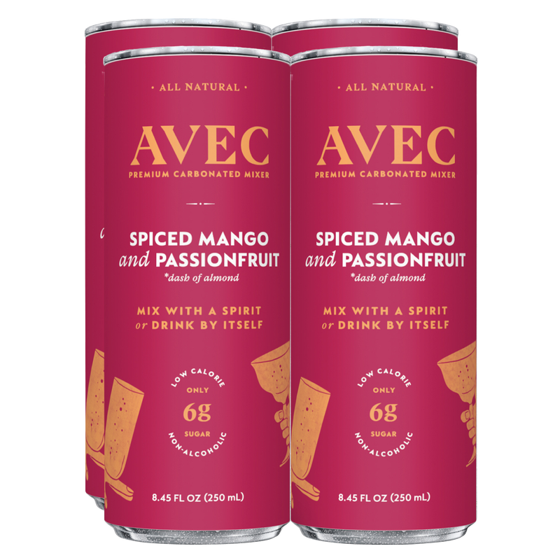 AVEC Spiced Mango and Passion Fruit 8.5oz 4pk