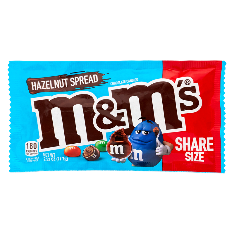 M&M's Hazelnut Share Size 2.53oz