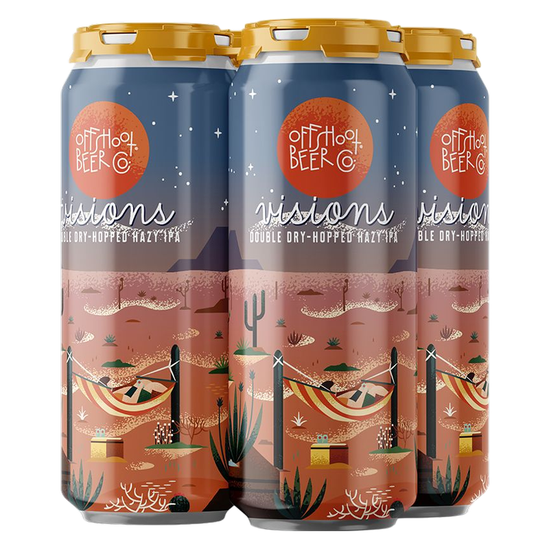 Offshoot Visions Double Dry-Hopped Hazy IPA 4pk 16oz Cans