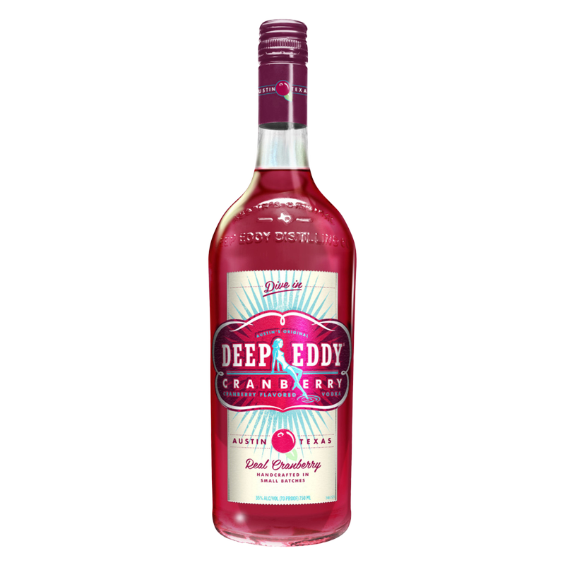 Deep Eddy Cranberry Vodka 750ml (70 Proof)
