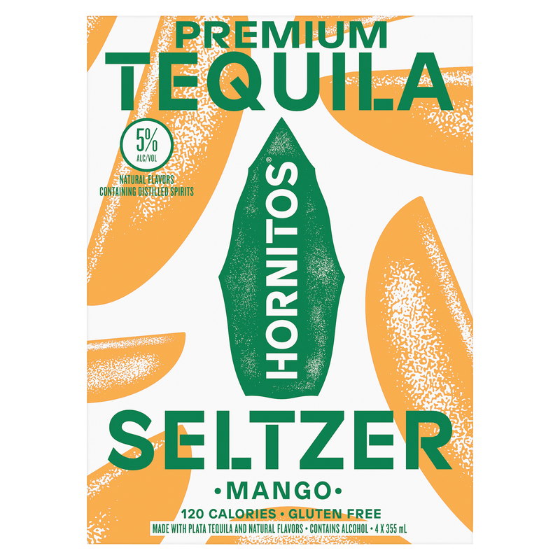Hornitos Tequila Seltzer Mango 4pk 12oz Can 5.0% ABV