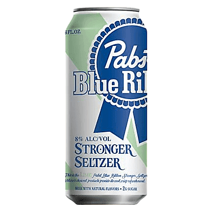 Pabst Stronger Seltzer Lime Single 16oz Can