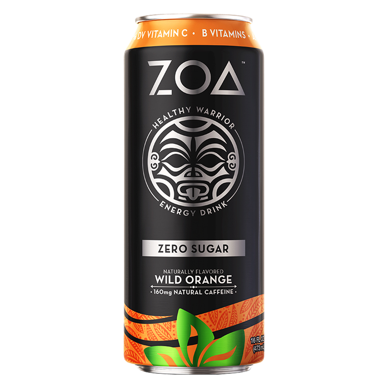 ZOA Energy Zero Sugar Wild Orange (16 OZ)
