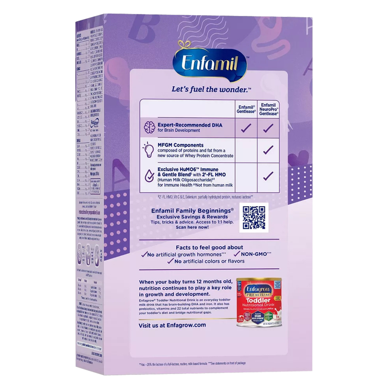 Enfamil NeuroPro Gentlease Infant Formula Powder Refill Box 35.2oz