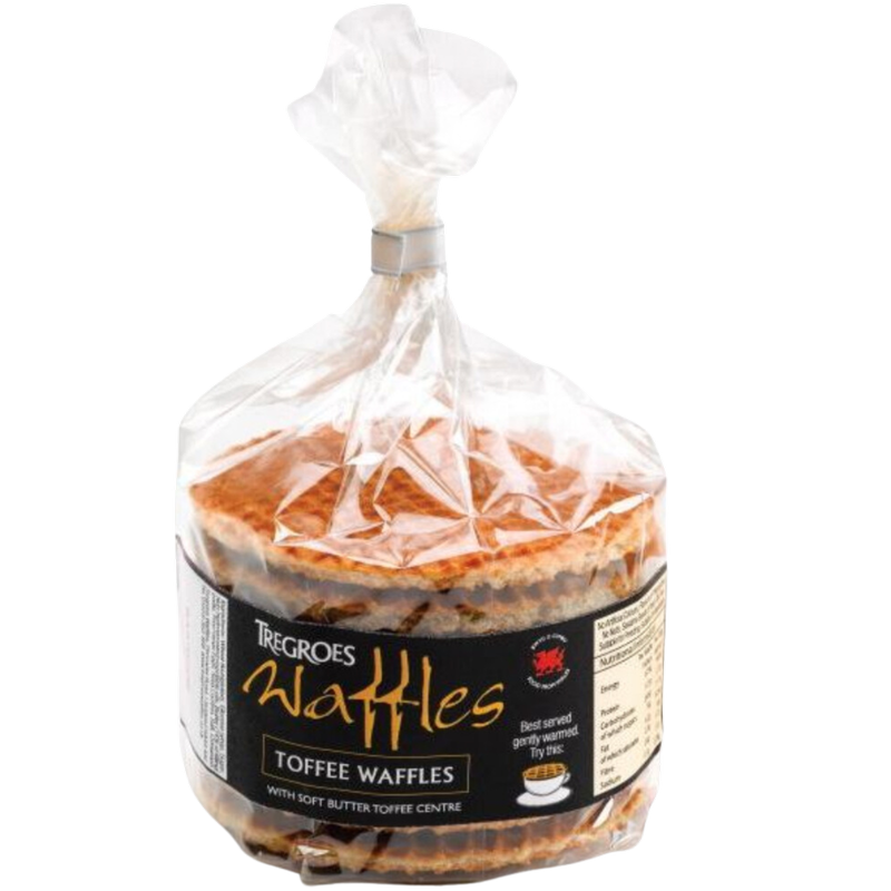 Tregoes Butter Toffee Waffles, 260g