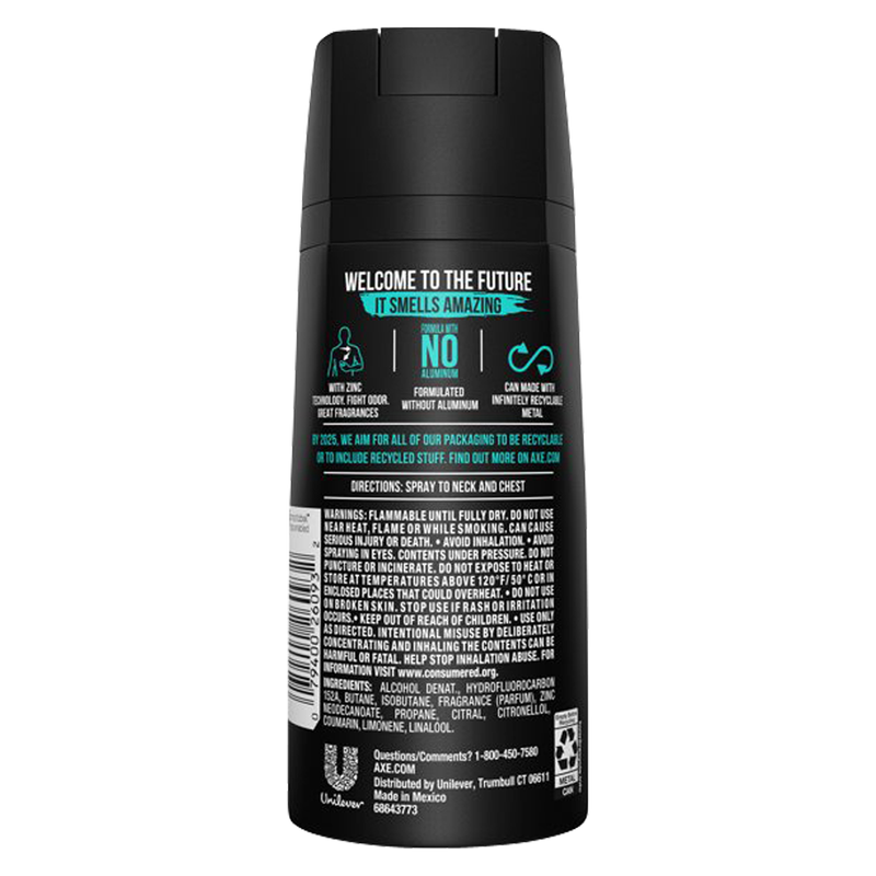 AXE Apollo Body Spray Deodorant for Long-Lasting Odor Protection, Sage & Cedarwood Deodorant for Men Formulated Without Aluminum 4oz