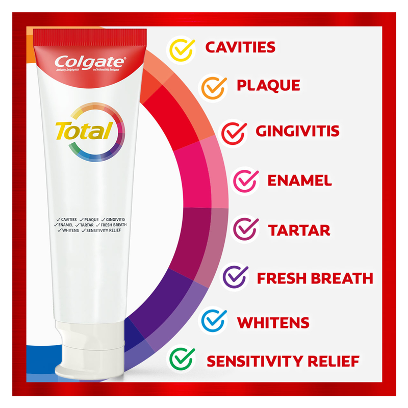 Colgate Total Whitening Mint Toothpaste 5.1oz 2ct Health fast
